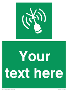 Custom sign safe condition Emergency position beacon